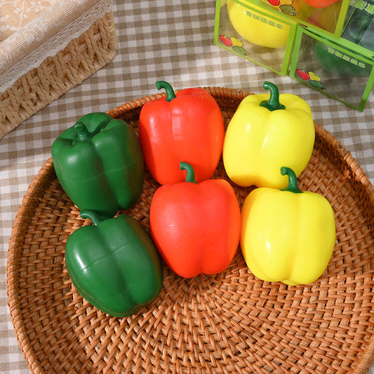 Squishy Squeeze Bell Pepper Toy