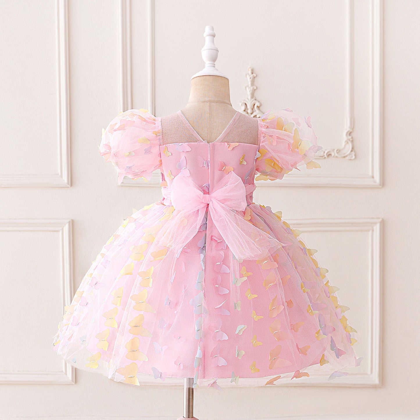 Girls Spring&Summer Butterfly Tulle Dress