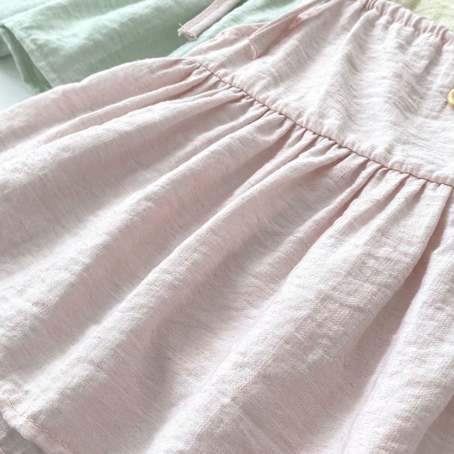 Conjunto bandeau de color liso para niñas, de primavera y verano