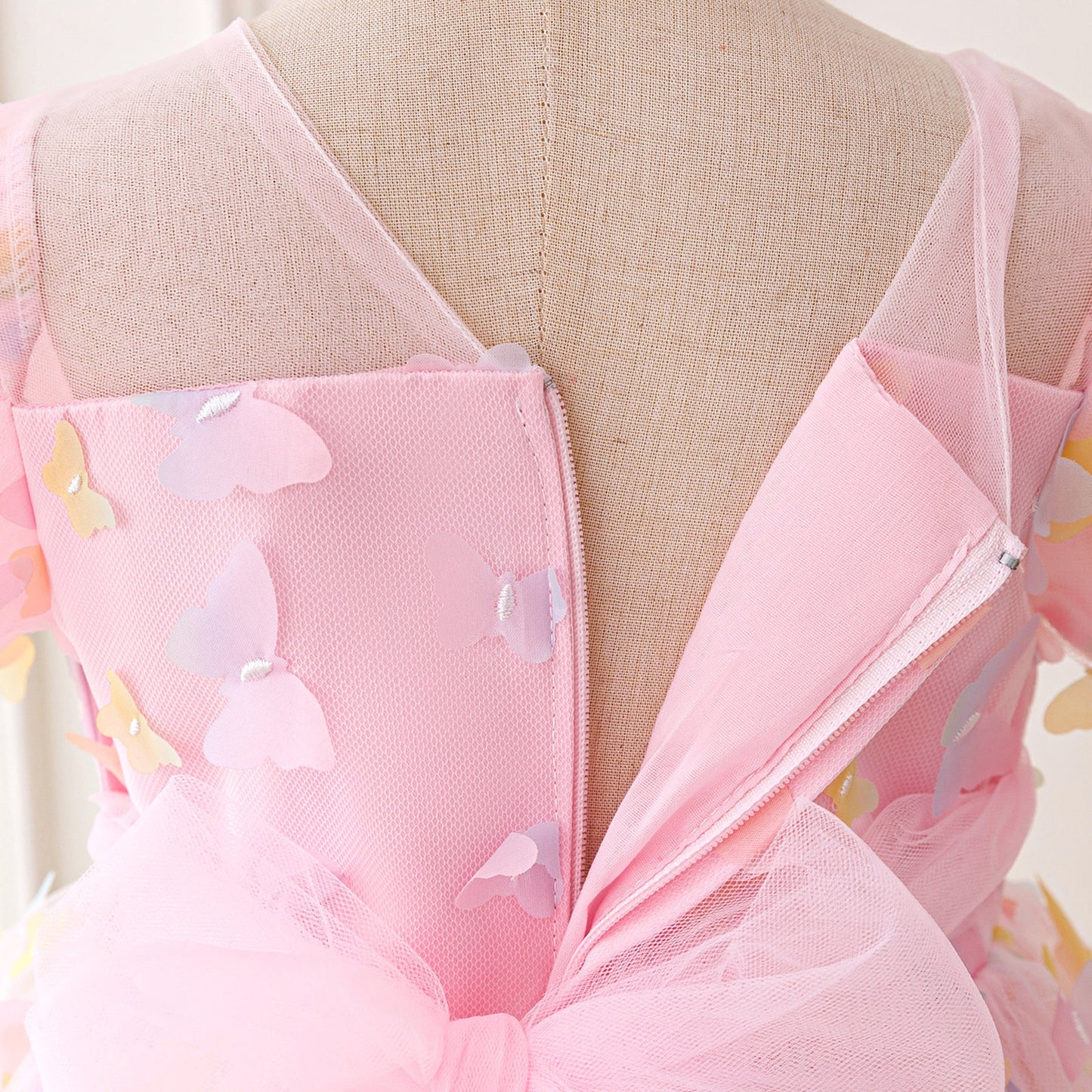 Girls Spring&Summer Butterfly Tulle Dress