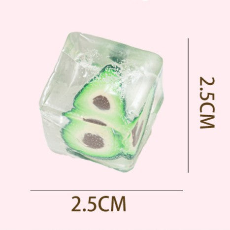 Squishy Squeeze Fruit Ice Cube