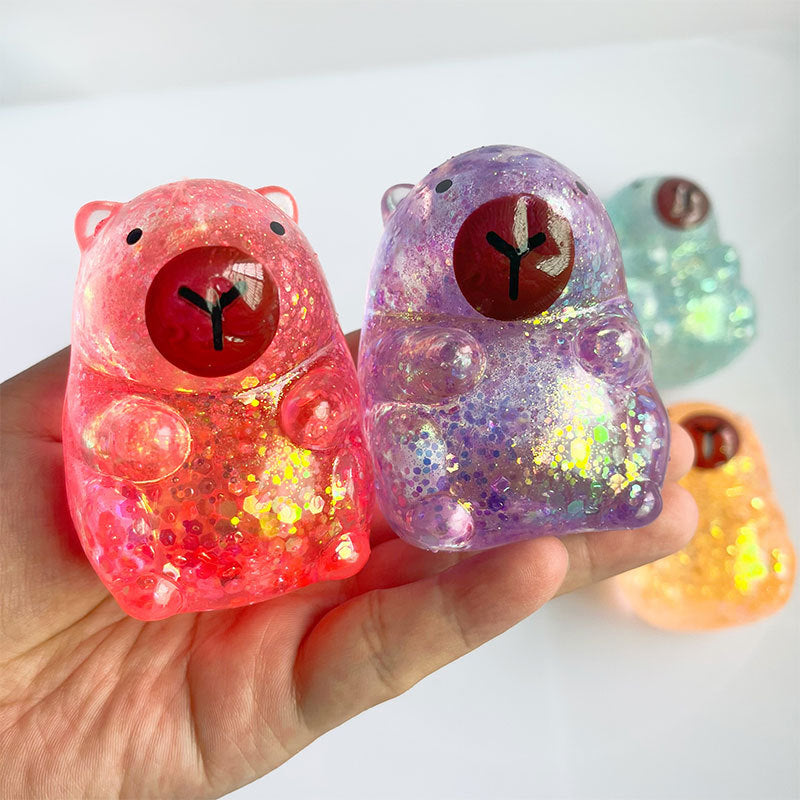 Squishy Squeeze Capibara Toy-Sequin