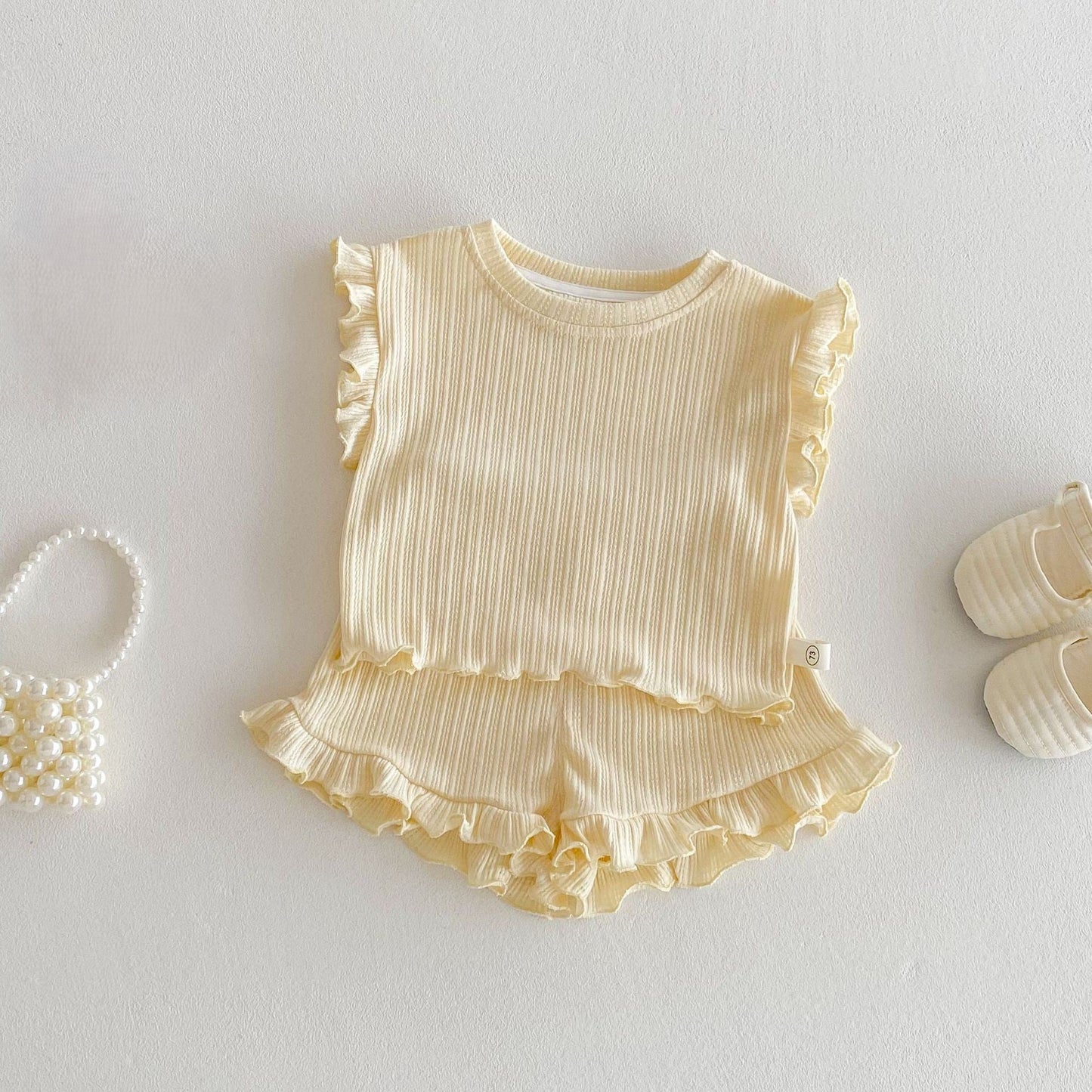 Girls Spring&Summer Trip Shorts Set