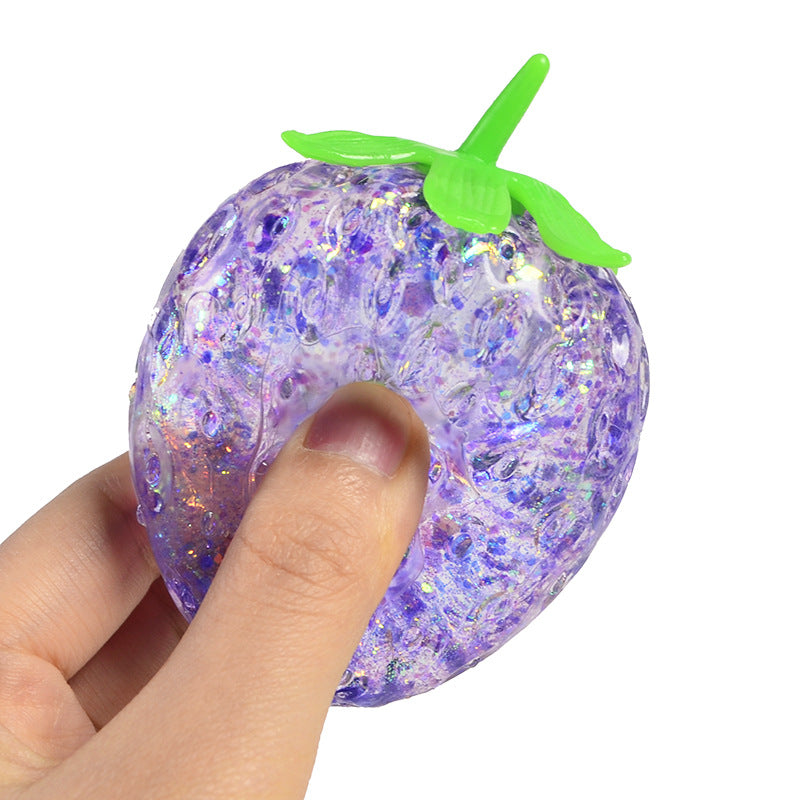Squeeze Strawberry Toy-Sequin