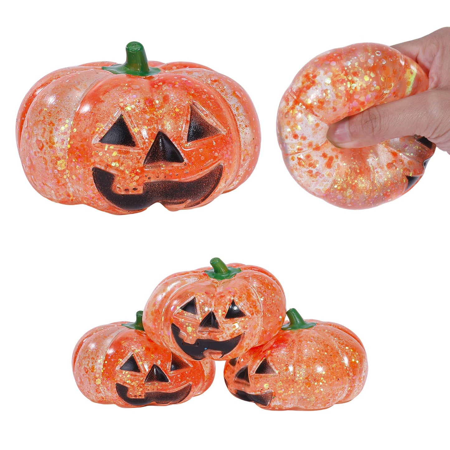 Squishy Squeeze Halloween Pumpkin Toy