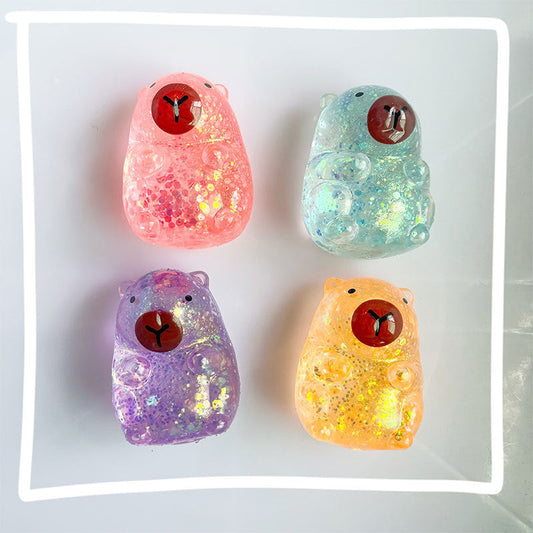 Squishy Squeeze Capibara Toy-Sequin