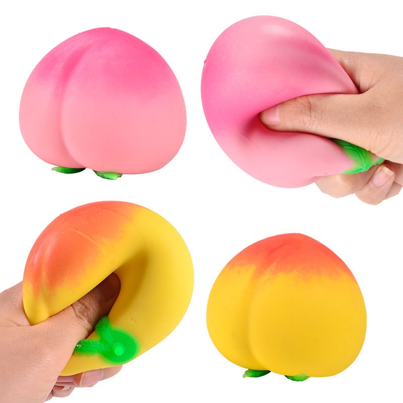 Squishy Squeeze Peach Toy