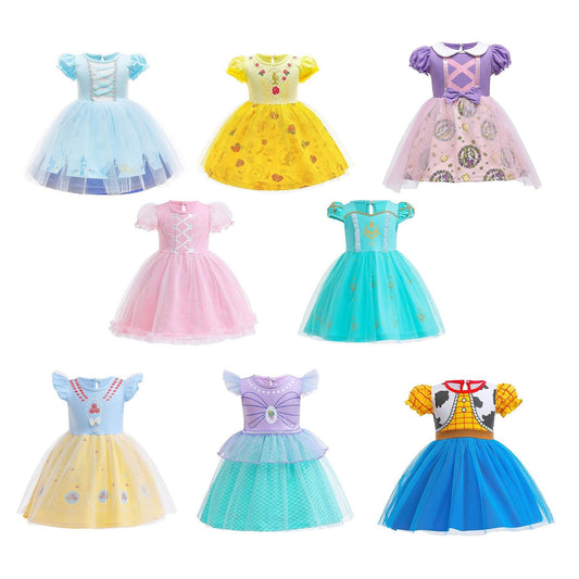 Girls Summer Princess Tulle Dress