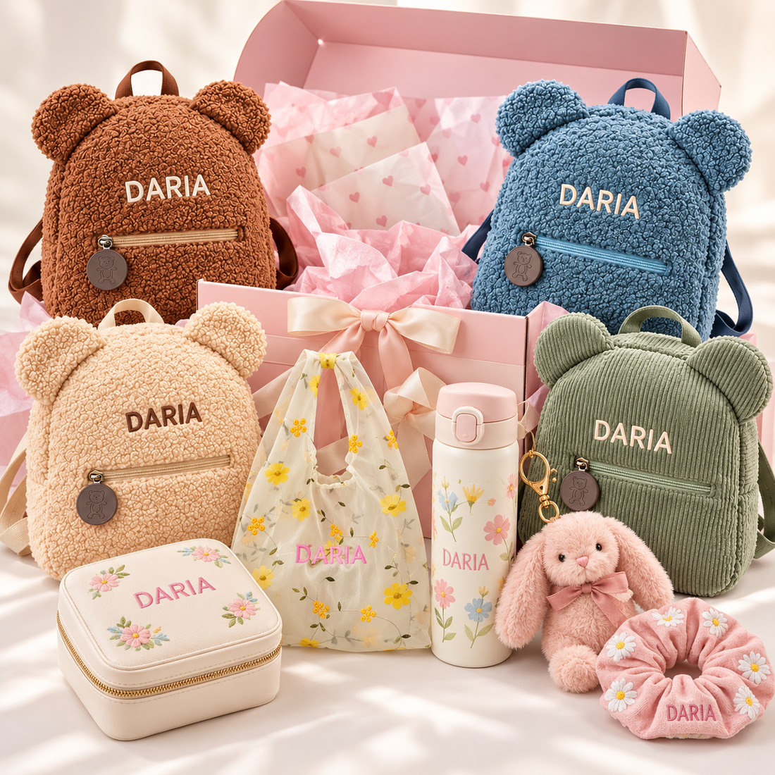 Personalized backpack styles
